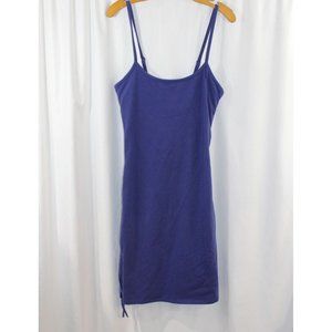 NWT Adore Me Womens Blue Side Tie Cinch Tank Dress M